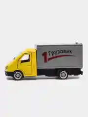 Желтый металлическая коллекционная машинка ГАЗель грузовая