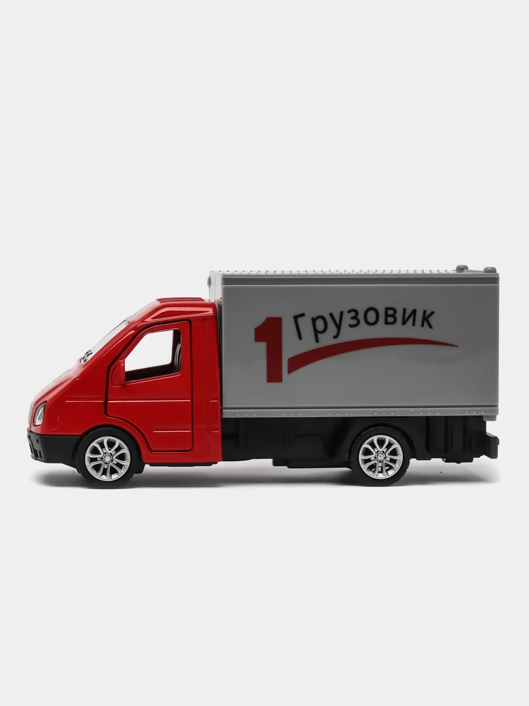 Красный металлическая коллекционная машинка ГАЗель грузовая