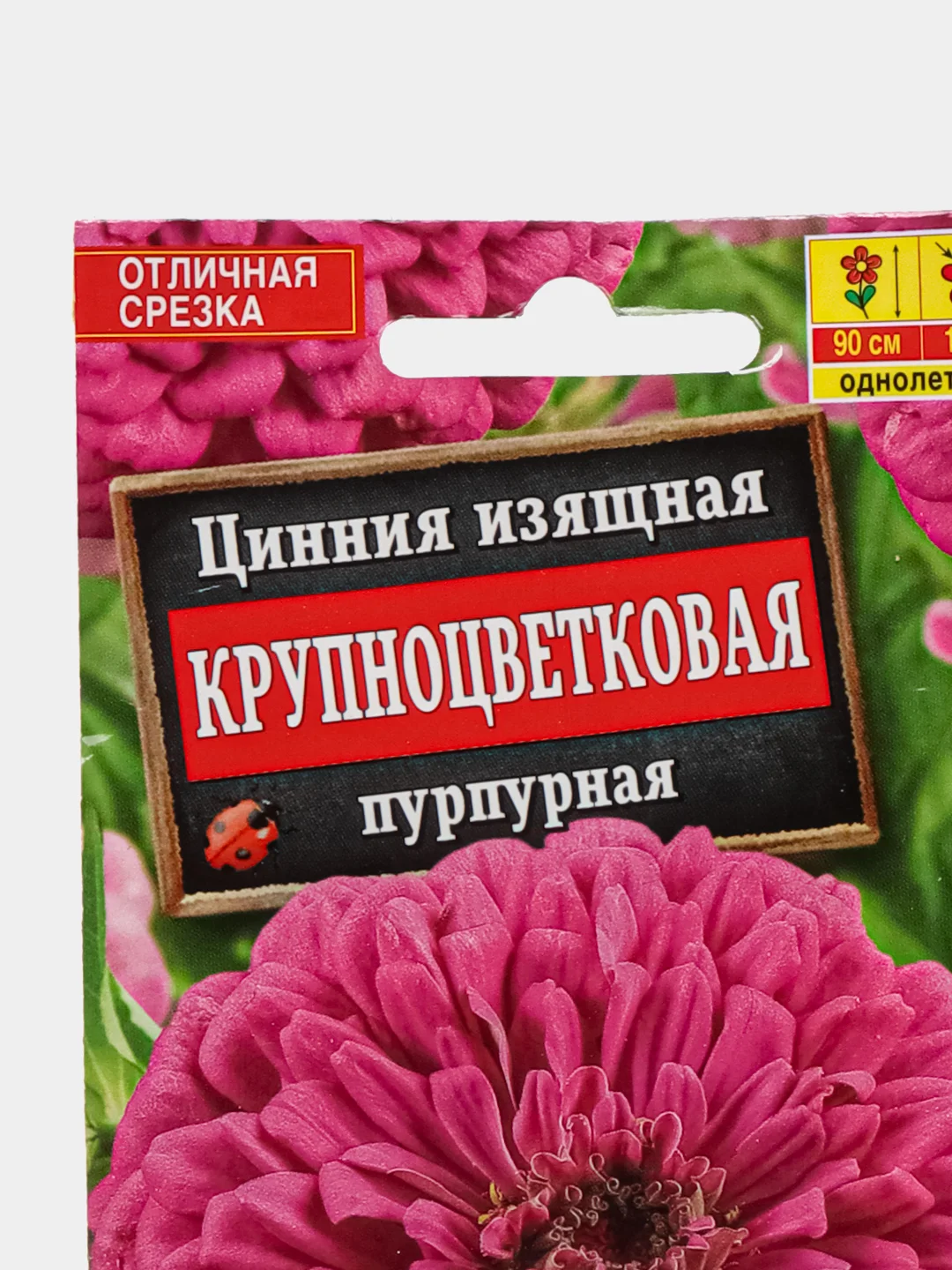Цинния Крупноцветковая пурпурная 0,3г (Аэлита)