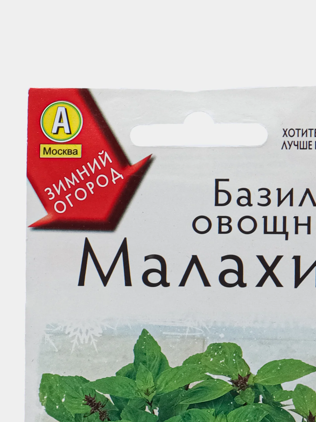 Базилик овощной Малахит 0,2г (Аэлита)