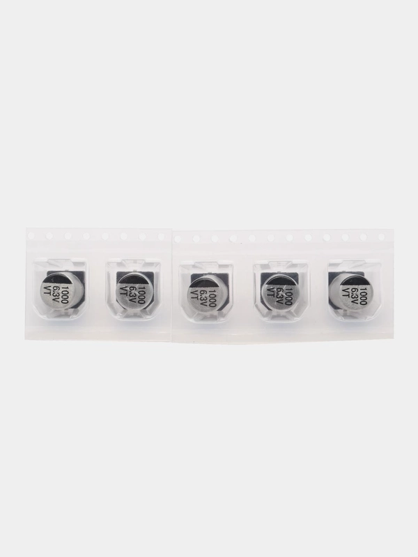 10 штук Конденсатор SMD 1000uF 6.3V 1000мкф 6.3В 8x10.2мм 85*C твердотельный