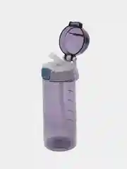 Фиолетовый бутылка для воды с трубочкой, 600 мл