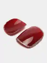 Накладные ногти Wine, форма мягкий квадрат, с клеевыми пластинами, 12 штук