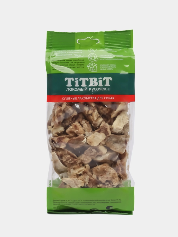 Лакомство для собак TiTBiT, Легкое говяжье XL - мягкая упаковка
