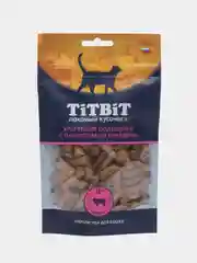 Лакомство для кошек TiTBiT Хрустящие подушечки с паштетом из говядины 60 г