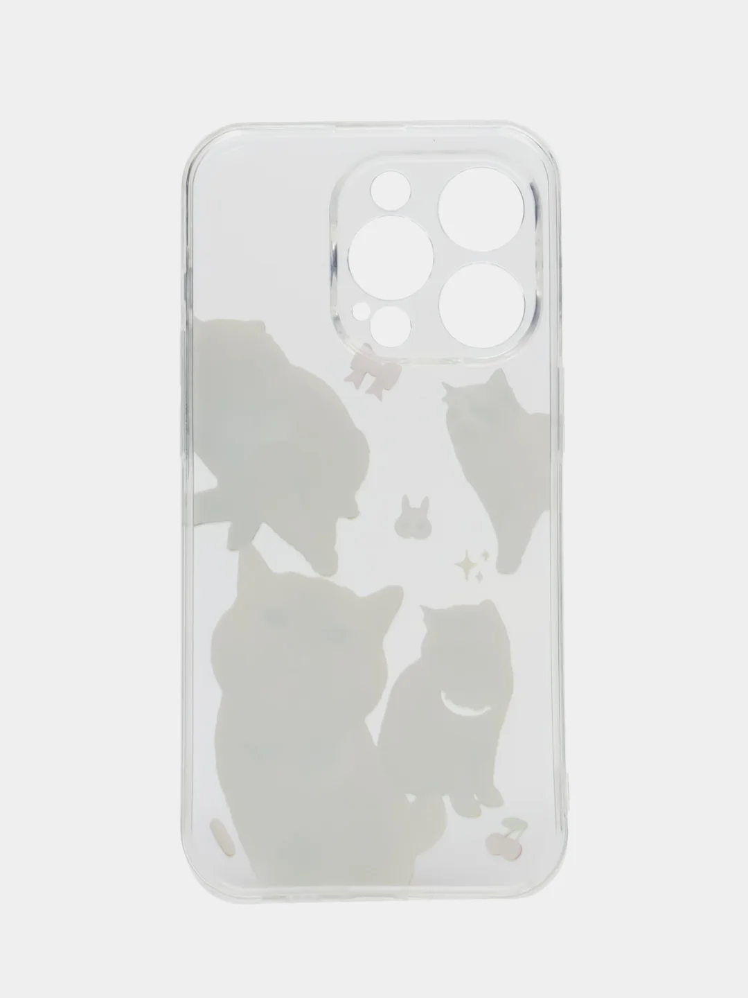 Рыжий чехол для iPhone 11 12 13 14 15 Pro Max 7 8 XR X XS Plus с принтом айфон прозрачный коты