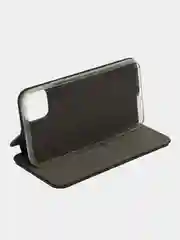 Серебряный чехол-книжка для iPhone 11 Pro Max, с магнитом