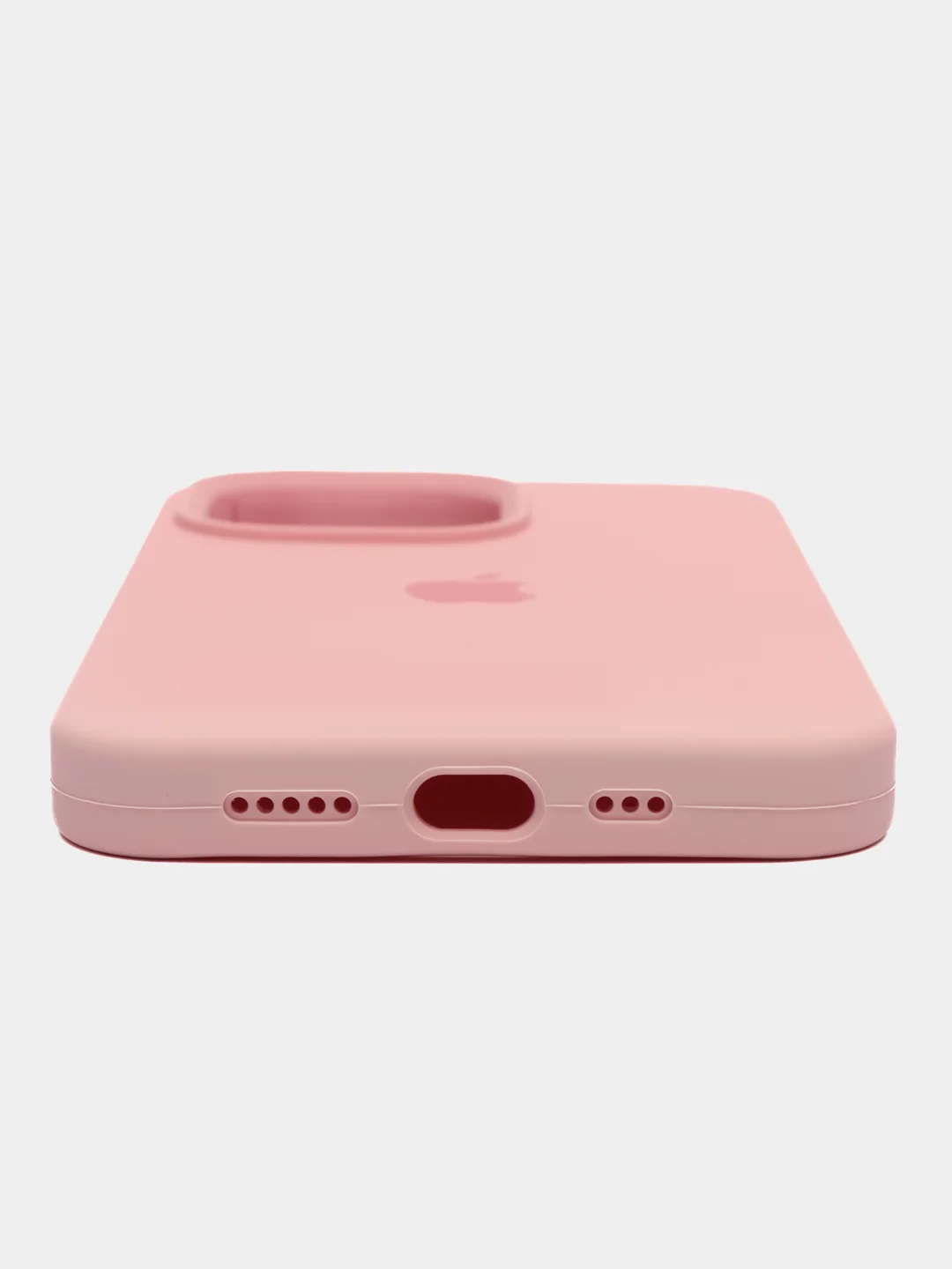 Пурпурный чехол iPhone 13 Pro 6.1" Силиконовый с логотипом (Silicone Case) Закрытый низ