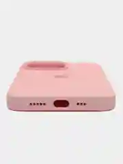 Пурпурный чехол iPhone 13 Pro 6.1" Силиконовый с логотипом (Silicone Case) Закрытый низ
