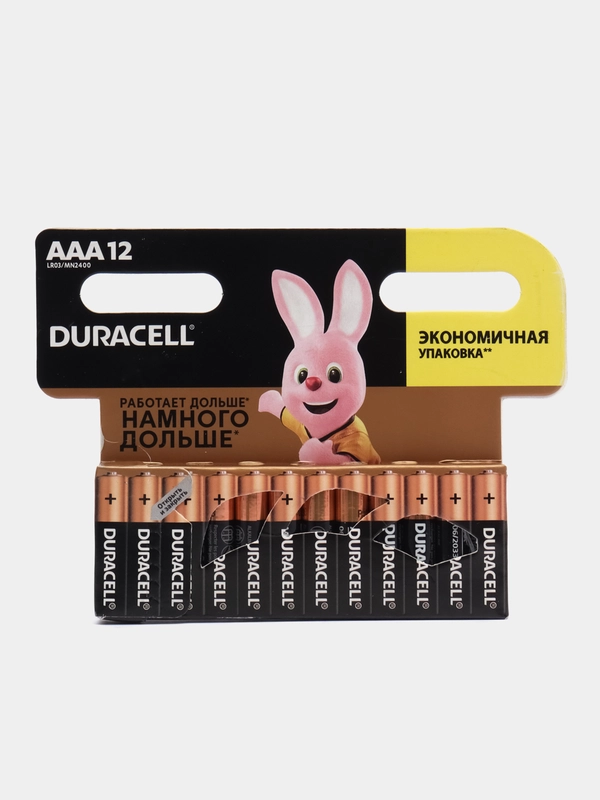 Батарейки мизинчиковые Duracell - 12 штук