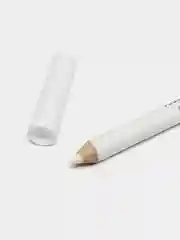 Белый карандаш для бровей и глаз с точилкой