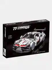 Белый конструктор-техник "Technique Car" с инерционным механизмом