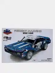 Голубой конструктор-техник "Technique Car" с инерционным механизмом