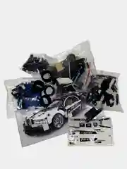 Разноцветный конструктор-техник "Technique Car" с инерционным механизмом