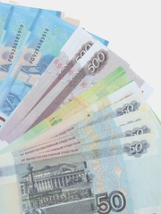 Пачки и набор сувенирных денег / Деньги для игры в магазин / Сувенирные деньги