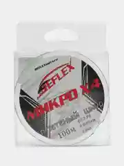 Салатовый плетеный шнур Reflex Микро Х4  леска для мормышинга и микроджига