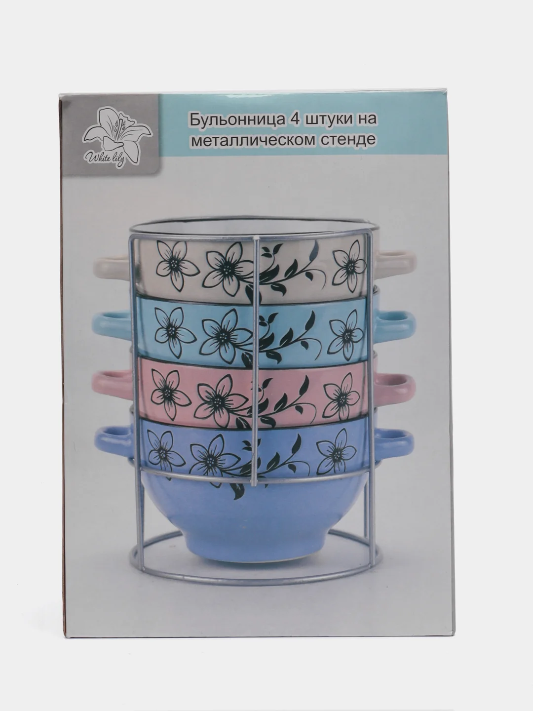 Лазурный супница, 4 штуки