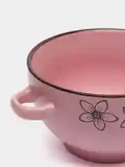 Пастельно-коралловый супница, 4 штуки