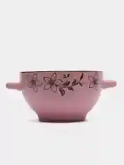 Пастельно-коралловый супница, 4 штуки