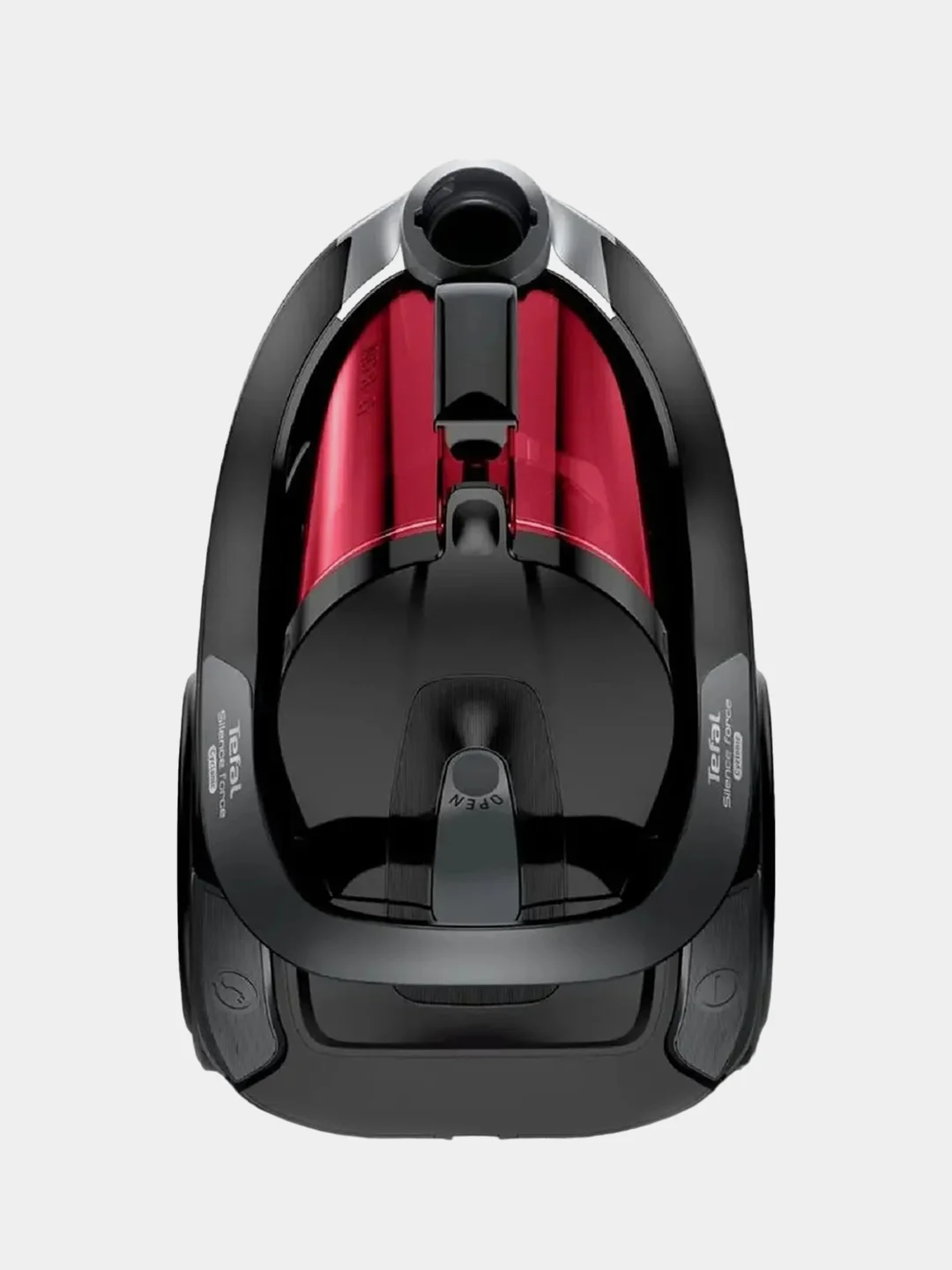 Пылесос Tefal Silence Force Cyclonic TW7233EA, 550Вт, красный/серый