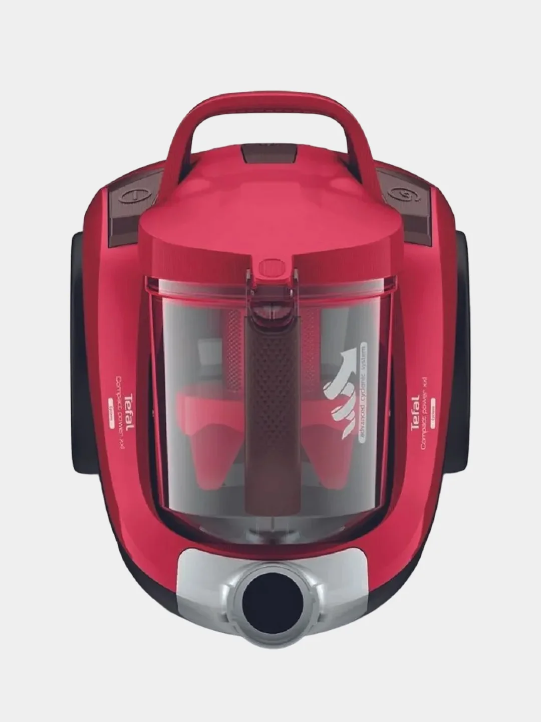 Пылесос Tefal TW4853EA, 550Вт, черный/красный