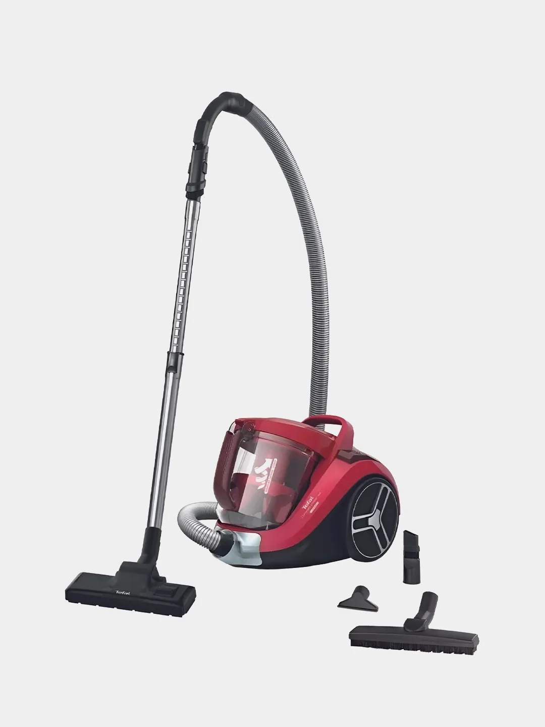 Пылесос Tefal TW4853EA, 550Вт, черный/красный