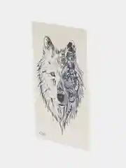 Светло-коричневый временная татуировка, 10,5 х 6 см