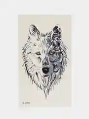 Светло-коричневый временная татуировка, 10,5 х 6 см
