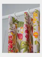 Лавандовый комплект штор для кухни LeoHome, с подхватом, 1 штука