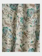 Мятный комплект штор для кухни LeoHome, с подхватом, 1 штука