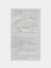 Оливковый временная татуировка, 10,5 х 6 см