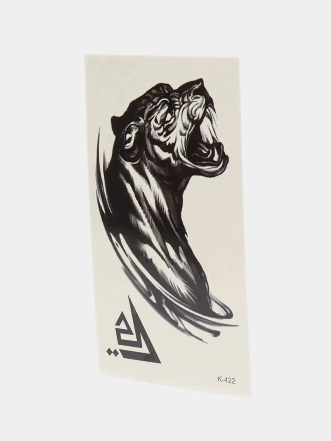 Кораллово-розовый временная татуировка, 10,5 х 6 см