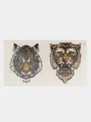 Коралловый меланж временная татуировка, 10,5 х 6 см