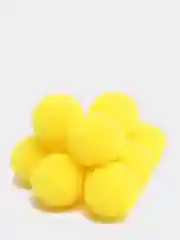 Лимонный помпоны для творчества