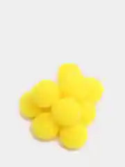 Лимонный помпоны для творчества
