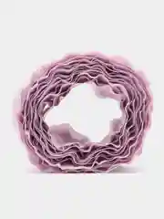 Коралловый меланж лента с волнистыми краями 2.5 см