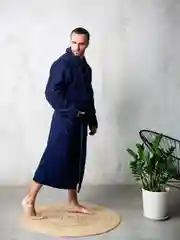 Халат мужской, махровый, с именной вышивкой "Сергей"
