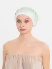 Зеленый шапочка для душа, многоразовая