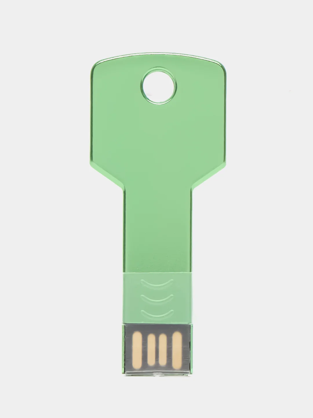 Зеленый usb флеш-накопитель, HASHITO, флешка-память, ключ, металл