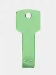 Зеленый usb флеш-накопитель, HASHITO, флешка-память, ключ, металл