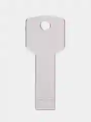 Серый металлик usb флеш-накопитель, HASHITO, флешка-память, ключ, металл