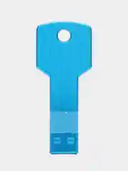 Синий usb флеш-накопитель, HASHITO, флешка-память, ключ, металл