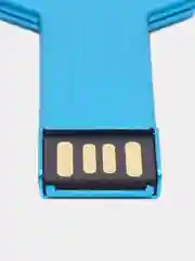 Синий usb флеш-накопитель, HASHITO, флешка-память, ключ, металл