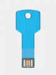 Синий usb флеш-накопитель, HASHITO, флешка-память, ключ, металл
