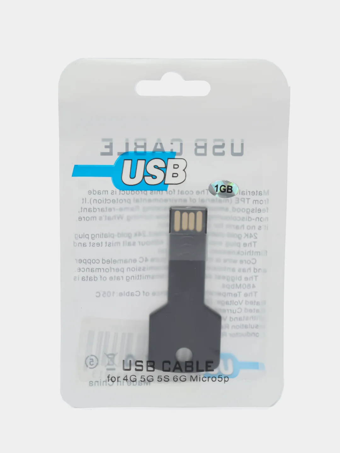 Синий usb флеш-накопитель, HASHITO, флешка-память, ключ, металл