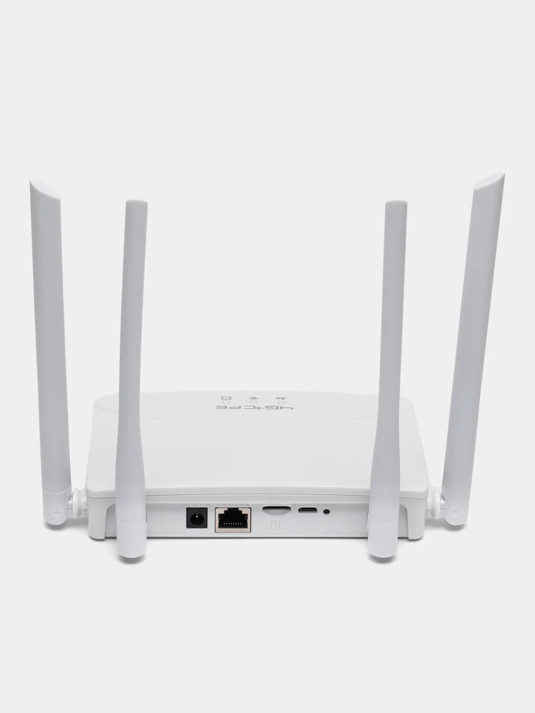 Белый wi-fi Роутер со встроенным модемом 3G/4G (LTE) Wi-Fi, Слот для SIM-карты