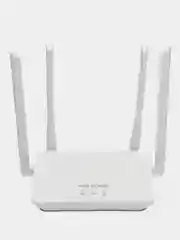 Белый wi-fi Роутер со встроенным модемом 3G/4G (LTE) Wi-Fi, Слот для SIM-карты
