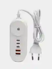 Белый зарядное устройство 35W  5в1, Plugs Power Socket