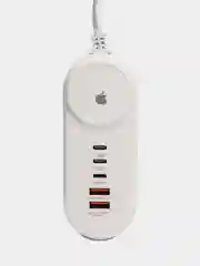 Белый зарядное устройство 35W  5в1, Plugs Power Socket