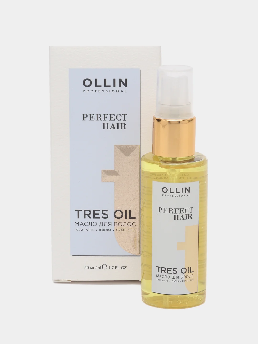 OLLIN PROFESSIONAL масло для волос PERFECT HAIR для увлажнения и питания TRES OIL 50 мл